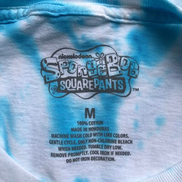 Nickelodeon Sponge Bob Square Pants Patrick Tie Dye Shirt Short Sleeve Medium - Picture 6 of 8